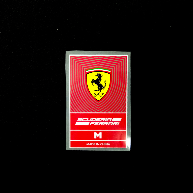 Junhin Scuderia ferrari red iron on heat transfer label for t-shirt Heat Transfers image1