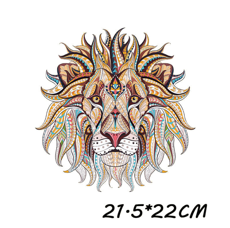 lion design printing