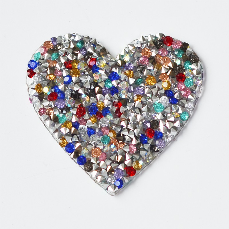 heart design rhinestone sheet