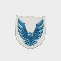 Custom eagle wing badge embroidery patch for t-shirt designs wholesale