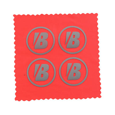 Custom badge letter design reflective heat transfer labels for clothing